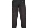 une photo d'un pantalon cargo noir sur fond blanc