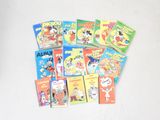many children ' s books on the table together