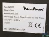 a label on the back of a machine that says molinex