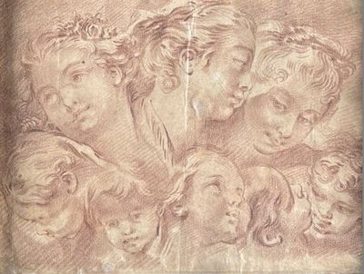 une image représentant un dessin d'un groupe d'enfants