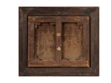 a picture of a picture of a window with a wooden frame