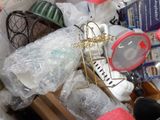 a box full of stuff that is sitting on the floor