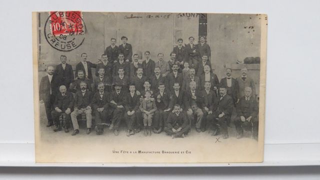 Aubusson : Une Fête à la Manufacture Braquenié. B. E