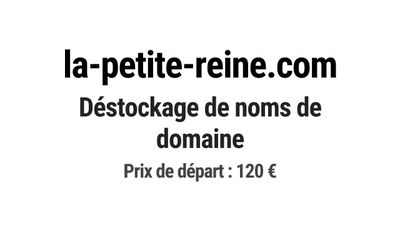 Nom de domaine la-petite-reine.