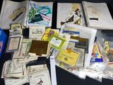 many different types of business cards on the table