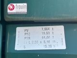 a ticket for a baseball game sitting on a green bench