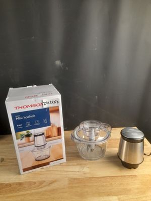 DH2267// Hachoir Thomson THCH600 - Bol en verre de 1L - 2 rÃ…