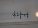 a close up of a piece of writing on a wall