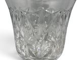 an image of a clear glass vase on a white background