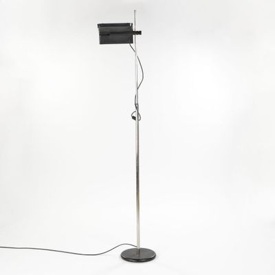 Bruno GECCHELIN (né en 1939) Lampadaire modèle 1215 à base c…