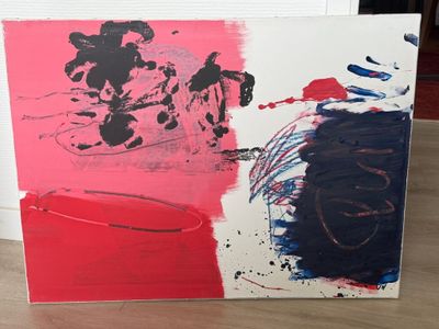 Victor Hasch (1945-2012), Andy Warhol, composition, peinture…