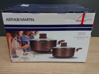 Set de 2 marmites - ARTHUR MARTIN - AM9820 - 20 et 24 cm ave…