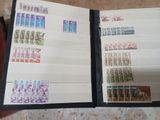 a picture of a binder with a lot of stamps on it