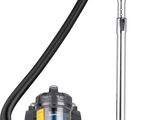 a black and silver vacuum cleaner and a black and white vacuum