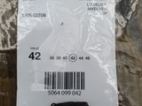 a close up of a label on a plastic bag with a barcode on it