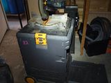 a machine that is sitting in a garage