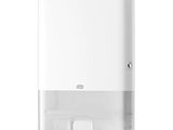 a white hand towel dispenser on a white background