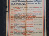 une ancienne affiche de voyage française datant du début du XXe siècle