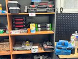 a room with a lot of tools on the shelves