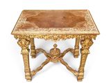 an image of a table with a marble top on a white background