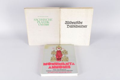 Lot de trois livres d'art en allemand: