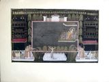 a picture of a painting on the wall of a building