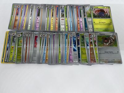 a lot of cards that are sitting on a table