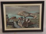 une photo d'un tableau accroché au mur