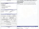 a paper with a picture of a car registration form on it