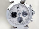Gros plan sur une montre-bracelet à cadran blanc