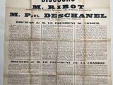an old newspaper with a black and white image of a man