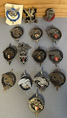 lot de 15 médailles militaires commando