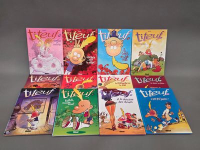 LOT de onze BD ZEP : "Titeuf 11 Mes meilleurs copains", "Tit…