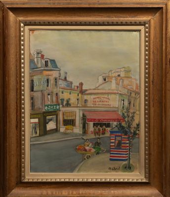 Pierre CHABROL (1920-1991). Vue de la place saint Martial à …