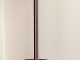 a lamp that is on top of a table