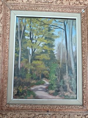 André Charles TZANCK (1899-?) "A l'orée du bois", huile sur …