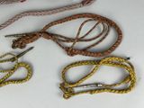 a lot of different types of rope on the table