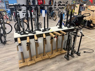 a lot of bikes that are on display in the store