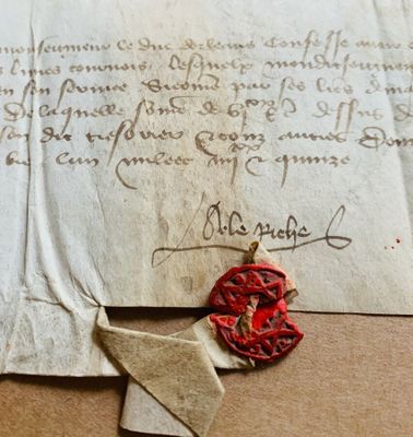 [LOUIS 1ER D'ORLÉANS (1372-1407), frère de Charles VI, assas…
