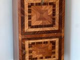 an image of a wooden cabinet with two drawers