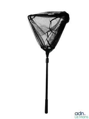 an image of a net on a pole with a white background