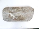 a rock that has been placed on a table