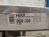 a label on the back of a dishwasher that says h2
