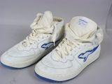 Baskets Nike Air Force montantes blanches et bleues, taille 38,5