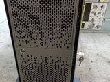 a close up of a computer tower with a number on it