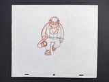 l'image d'un dessin représentant un homme assis sur un skateboard