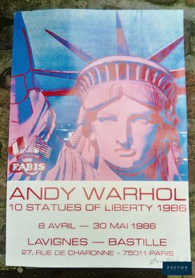 Andy Warhol - La Statue de la Liberté, Paris, France