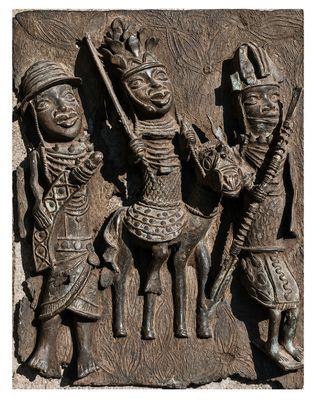 Relief en bronze du Bénin, Culture béninoise, 19e siècle