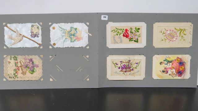 Divers : Lot de 15cpa fantaisie (dont 4 brodées et 1 celluloïd). ...