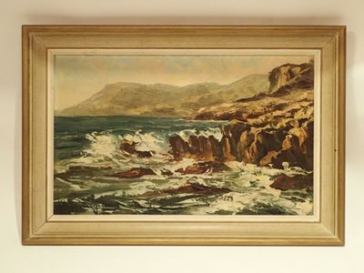 une photo d'une photo d'un tableau sur le mur